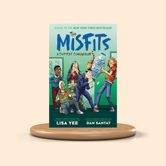 Book cover of 'The Misfits' on a beige background