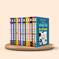 Diary Of A Wimpy Kid Collection by By Jeff Kinney (Set of 12 Books) Children's Book Cover