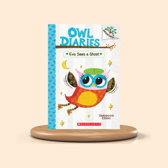 Eva Sees a Ghost (Owl Diaries #2) by Rebecca Elliott | Colored Edition