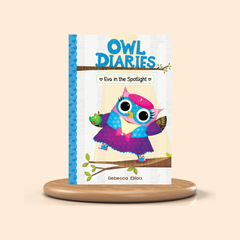 Eva in the Spotlight (Owl Diaries #13) by Rebecca Elliott | Colored Edition