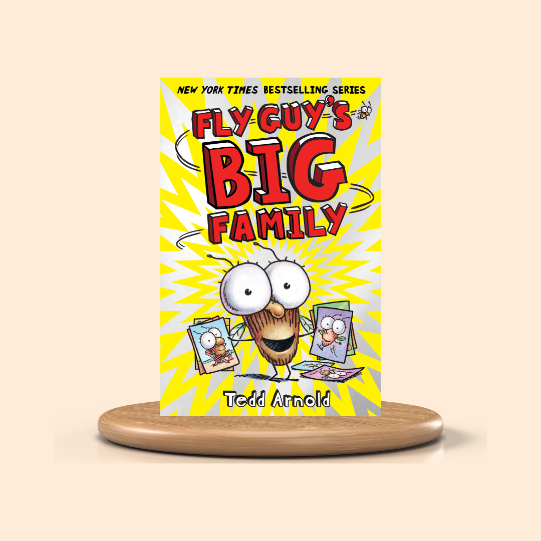 Fly Guy's Big Family by Tedd Arnold – Colored Picture Book (Fly Guy #17)