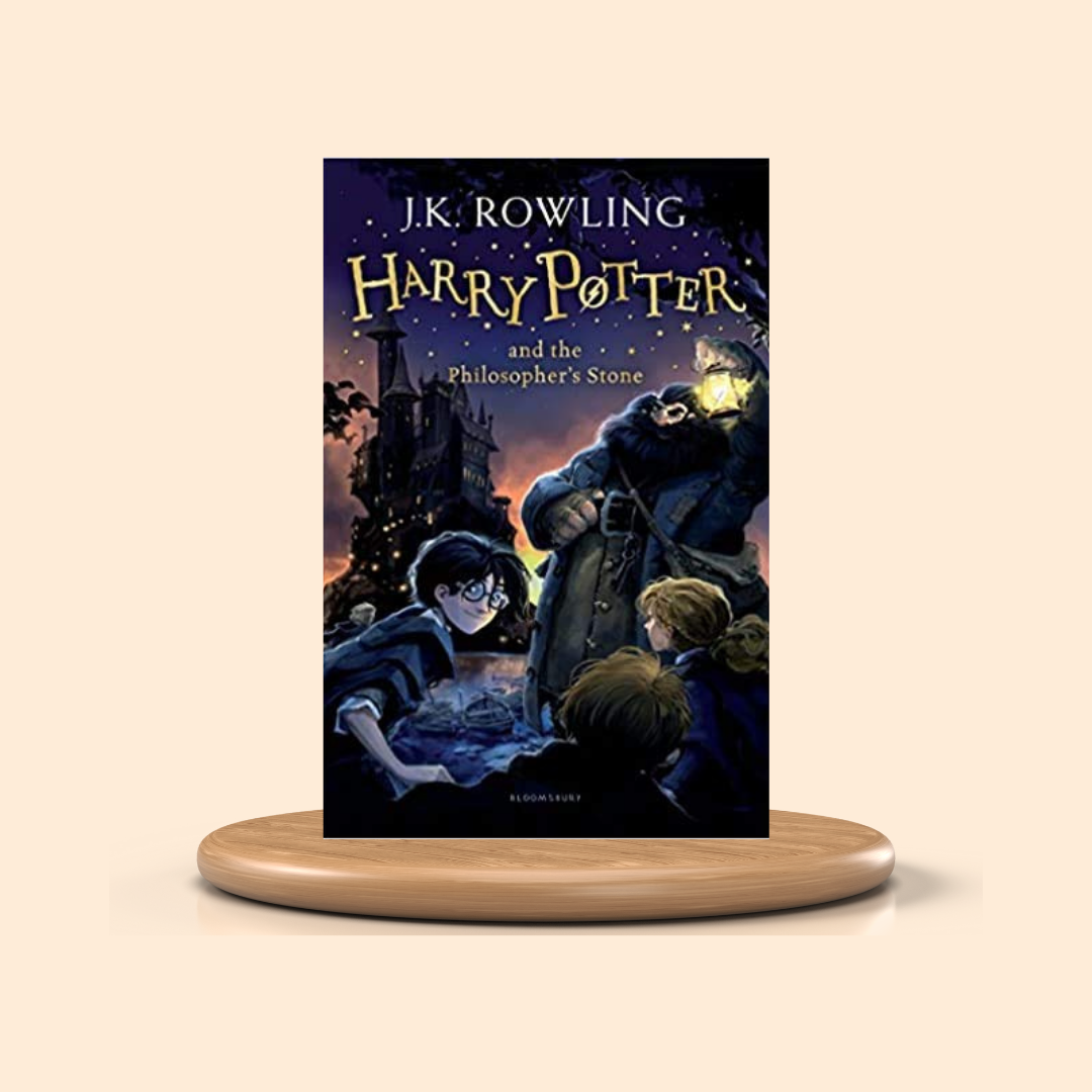 Harry Potter and the Philosopher's Stone by J.K. Rowling (Harry Potter #1) Children's Book Cover