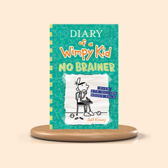 No Brainer by Jeff Kinney (Diary of a Wimpy Kid #18) Children's Book Cover