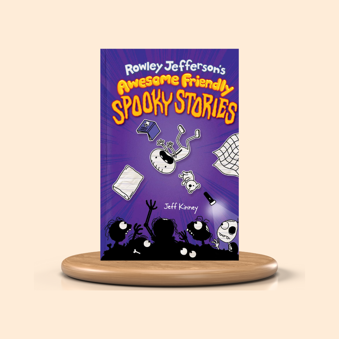 Rowley Jefferson’s Awesome Friendly Spooky Stories by Jeff Kinney Children's Book Cover