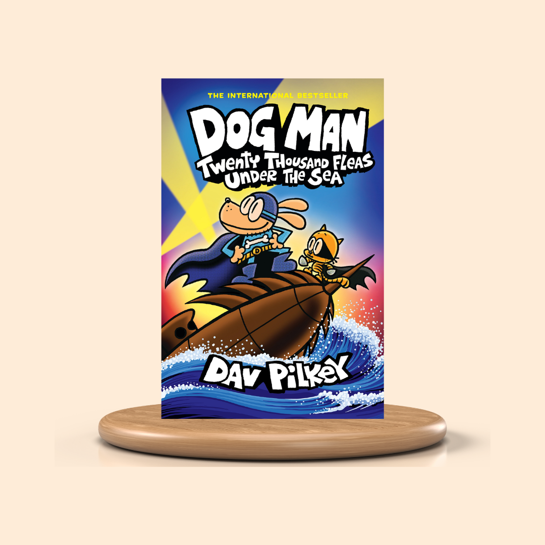 Twenty Thousand Fleas Under the Sea by Dav Pilkey: A Graphic Novel (Dog Man #11)