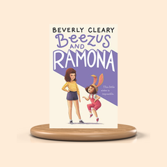 Book cover of 'Beezes and Ramona' by Beverly Cleary on a beige background