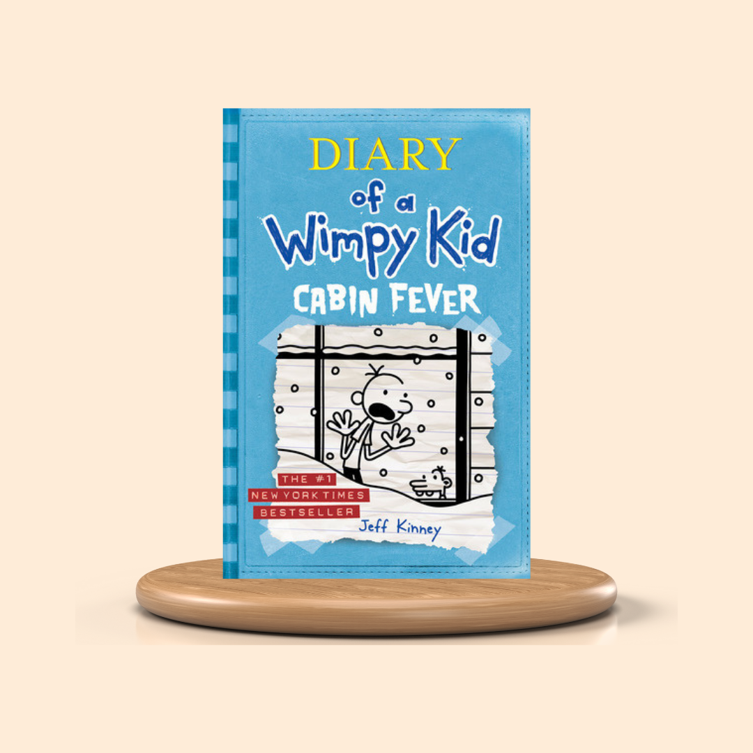 Cabin Fever by Jeff Kinney (Diary of a Wimpy Kid #6) Children's Book Cover