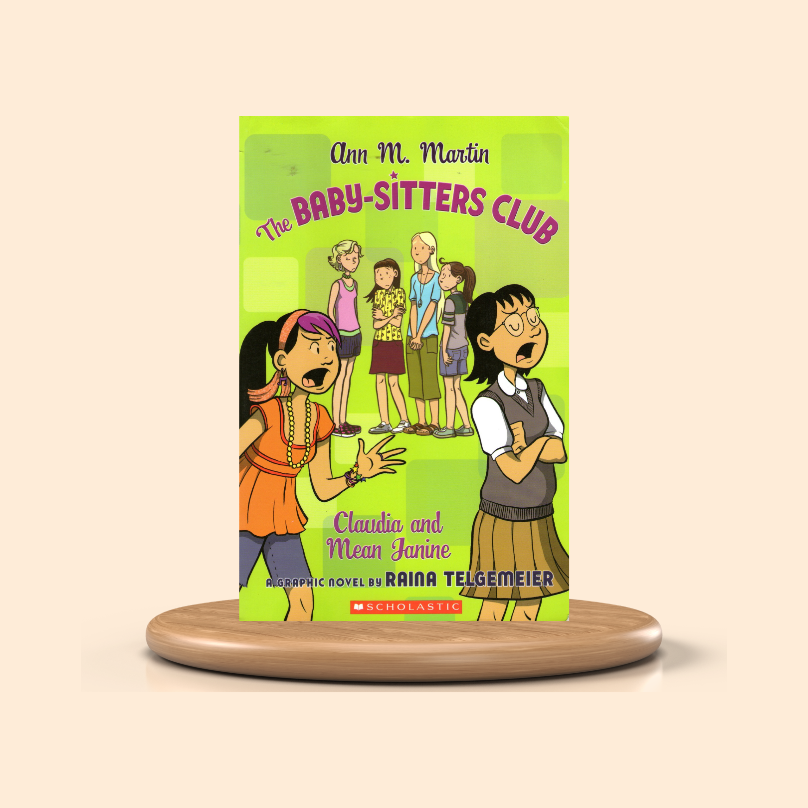 Claudia and Mean Janine: Colored Graphic Novel (The Baby-Sitters Club Graphic Novels #4)