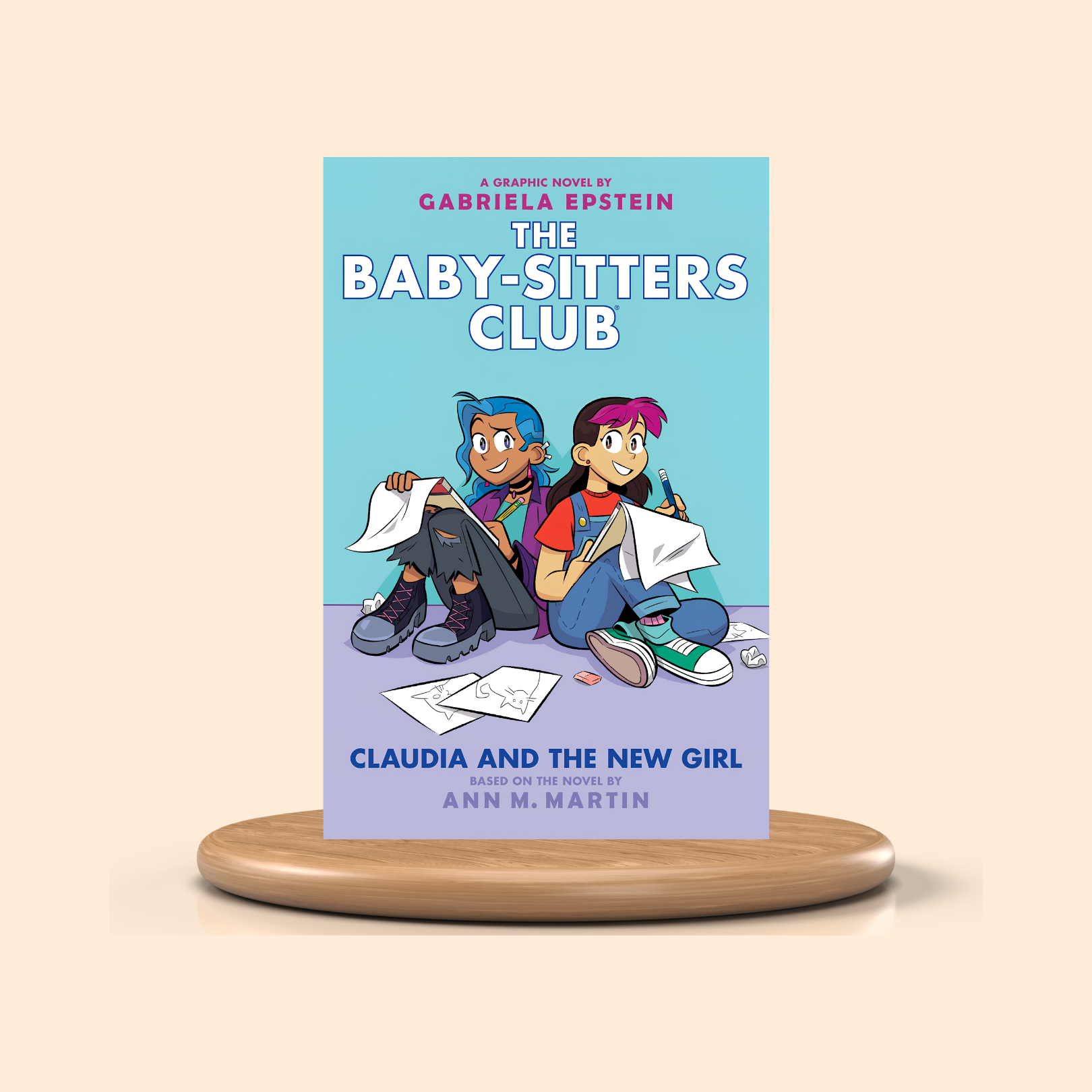 Claudia and the New Girl: Colored Graphic Novel (The Baby-Sitters Club Graphic Novels #9)