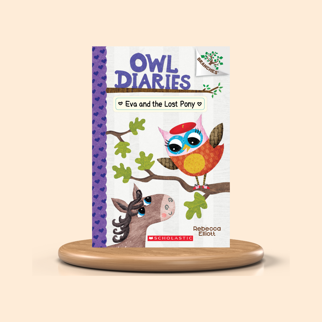 Eva and the Lost Pony (Owl Diaries #8) by Rebecca Elliott | Colored Edition