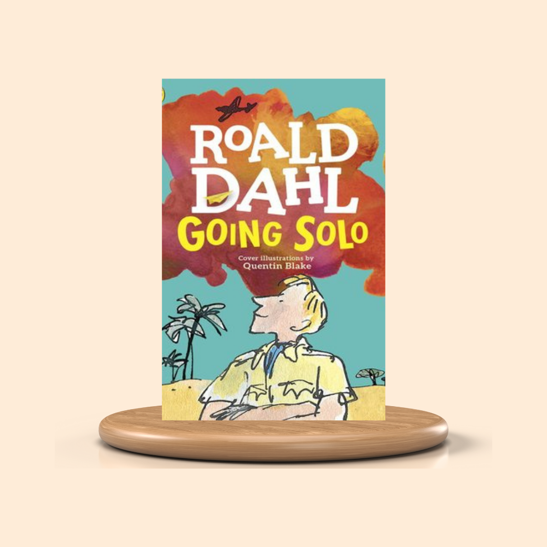 Going Solo By Roald Dahl  Children's Book Cover