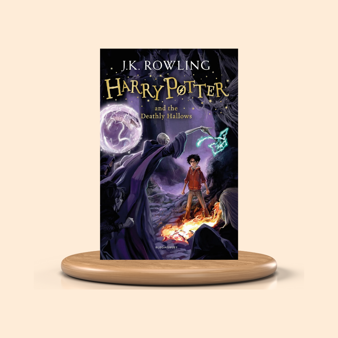Harry Potter and the Deathly Hallows by J.K. Rowling (Harry Potter #7) Children's Book Cover