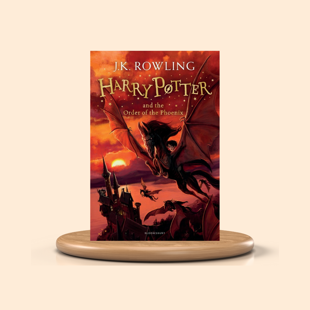 Harry Potter and the Order of the Phoenix by J.K. Rowling (Harry Potter #5) Children's Book Cover