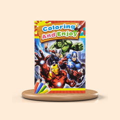 Marvel Character Coloring Book (236 x 165 mm)