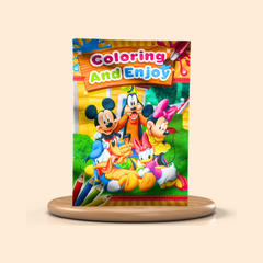 Micky Mouse and Friends Coloring Book (236 x 165 mm)