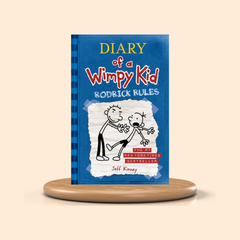 Rodrick Rules by Jeff Kinney (Diary of a Wimpy Kid #2) Children's Book Cover