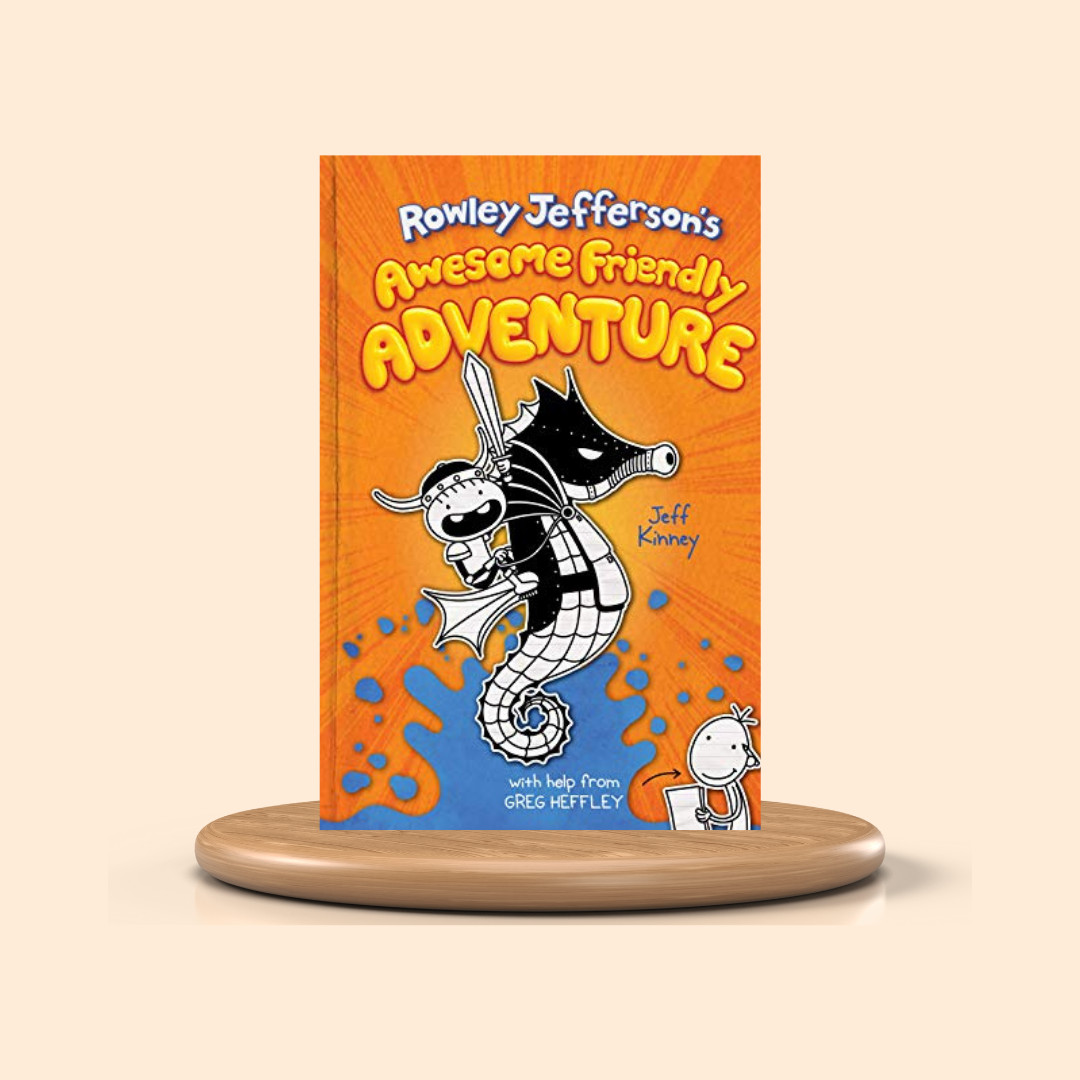 Rowley Jefferson's Awesome Friendly Adventure by Jeff Kinney Children's Book Cover