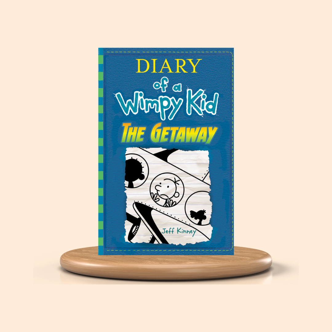 The Getaway by Jeff Kinney (Diary of a Wimpy Kid #12) Children's Book Cover