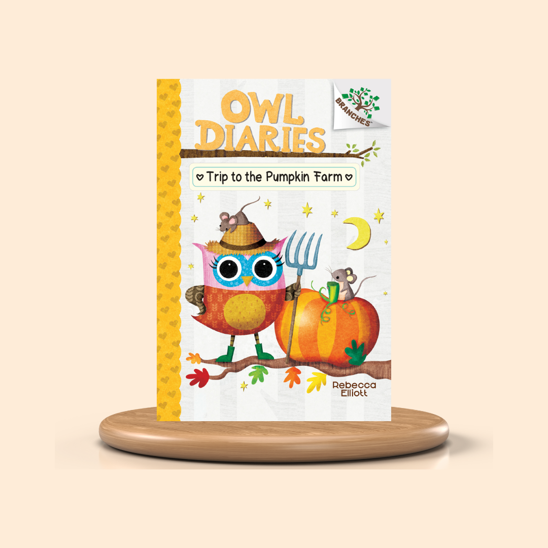 Trip to the Pumpkin Farm (Owl Diaries #11) by Rebecca Elliott | Colored Edition